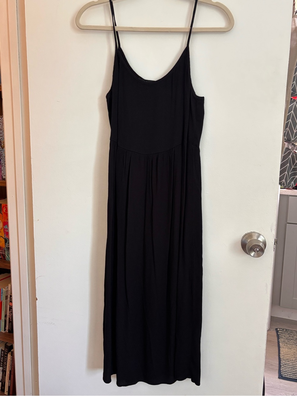 Zara Black Spaghetti-Strap Dress